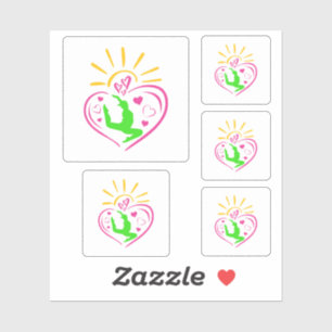 Sticker Girls Gymnastique - Summer Sunshine Heart