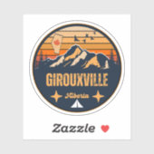 Sticker Girouxville (Alberta) (Feuille)