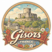 Sticker Gisors France (Recto)