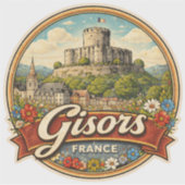 Sticker Gisors France (Devant)
