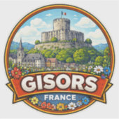 Sticker Gisors France (Devant)