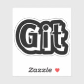Sticker Git (Feuille)