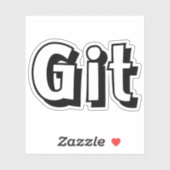 Sticker Git (Feuille)