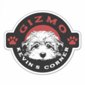 Sticker Gizmo Kevin's Corner Pet Maltipoo Chiot (Devant)