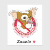 Sticker Gizmo | Ne Pas Se Nourrir Après Minuit (Feuille)