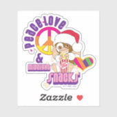 Sticker Gizmo | Peace Love & Midnight Snacks (Feuille)