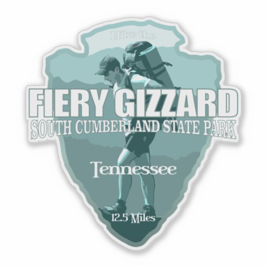 Sticker Gizzard de feu (flèche T) (Devant)