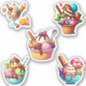 Sticker glace assortie (Devant)
