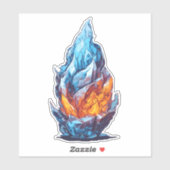 Sticker Glace brûlante (Feuille)