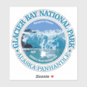 Sticker Glacier Bay NP (Feuille)