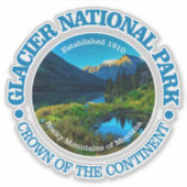 Sticker Glacier NP (Devant)