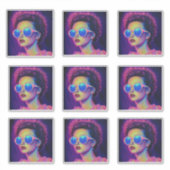 Sticker Glamour Neon Galaxy (Devant)