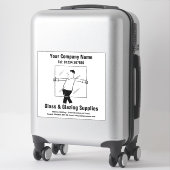 Sticker Glaziers Verre et laitages (Sur valise)