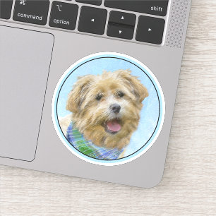 Sticker Glen of Imaal Terrier Peinture - Art original Chie