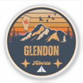 Sticker Glendon (Alberta) (Devant)