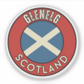 Sticker Glenelg, Écosse (Devant)