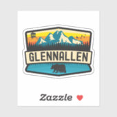 Sticker Glennallen, Alaska (Feuille)