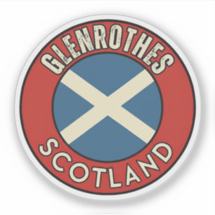 Sticker Glenrothes, Écosse