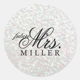 Sticker - Glitter Fab toekomst Mrs Iridescent