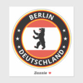 Sticker Global Traveler - Berlin, Deutschland (Modifier) (Feuille)