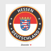Sticker Global Traveler - Hessen, Deutschland (Modifier) (Feuille)