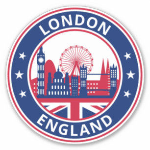 Sticker Global Traveler - Londres, Angleterre (Edit) Stick