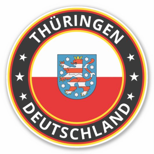 Sticker Global Traveler - Thüringen, Deutschland (Modifier (Devant)