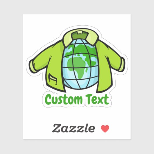 Sticker Globe jacket (Feuille)