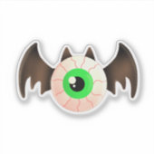 Sticker Globe Oculaire de Chauve-Souris (Devant)