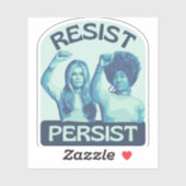Sticker Gloria Steinem et Angela Davis Portrait (Feuille)