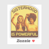 Sticker Gloria Steinem et Angela Davis Portrait (Feuille)