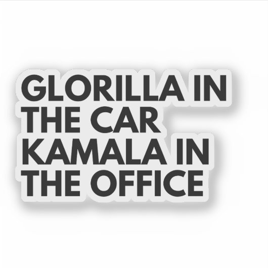 Sticker Glorilla and Kamala (Devant)