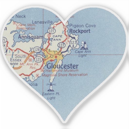 Sticker Gloucester MA (Devant)
