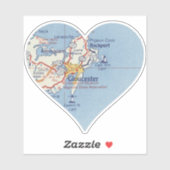 Sticker Gloucester MA (Feuille)