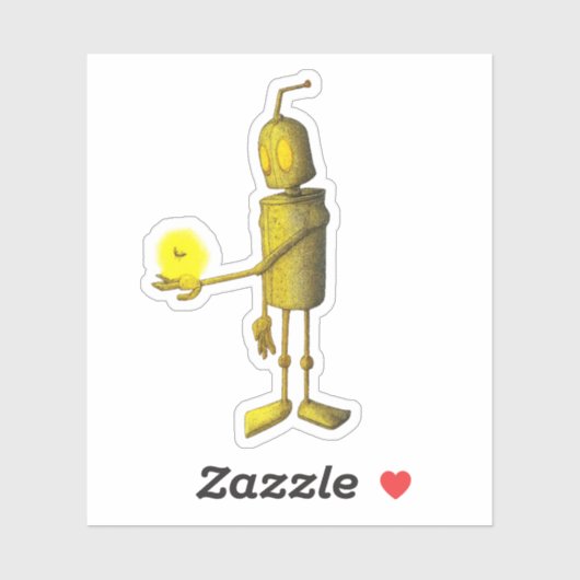 Sticker Glowbot  (Feuille)