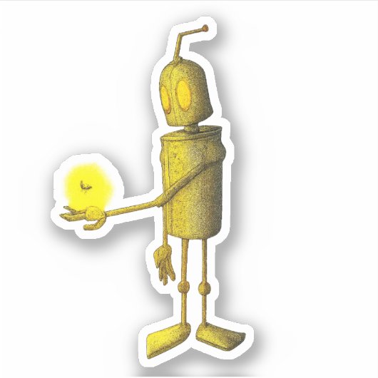 Sticker Glowbot  (Devant)