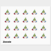 Sticker Gnome avec Casquette et cadeau d'arbre de  (Feuille)