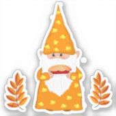 Sticker Gnome de Thanksgiving mignon (Recto)