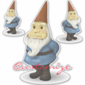 Sticker Gnome de vacances d'hiver Thunder_Cove (Devant)