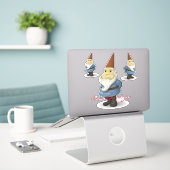 Sticker Gnome de vacances d'hiver Thunder_Cove (Ordinateur portable sur le bureau)