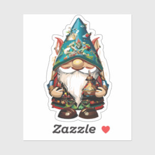 Sticker Gnome du Jardin mignon