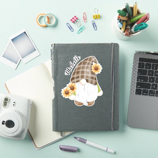 Sticker Gnome et Sunflower (Couverture iPad)