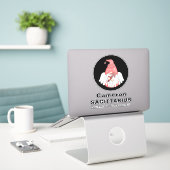 Sticker Gnome Sagittarius Astrologie Signal Angel 8" Vinyl (Ordinateur portable sur le bureau)