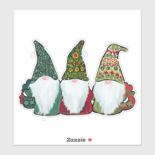 STICKER GNOMES (Feuille)