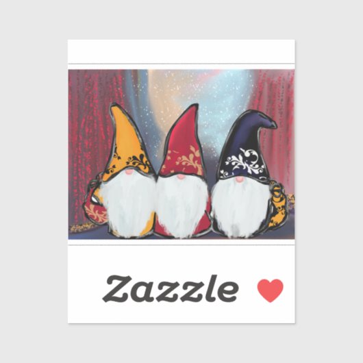 STICKER GNOMES (Feuille)