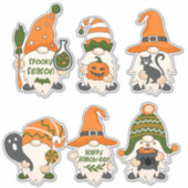 Sticker Gnomes d'Halloween mignon (Devant)