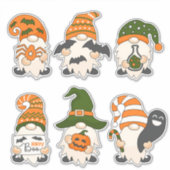 Sticker Gnomes d'Halloween mignon (Devant)