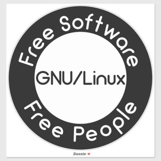 Sticker GNU/Linux (Feuille)