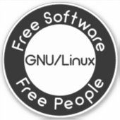 Sticker GNU/Linux (Devant)