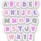 Sticker Go a little batty for this adorable alphabet (Recto)